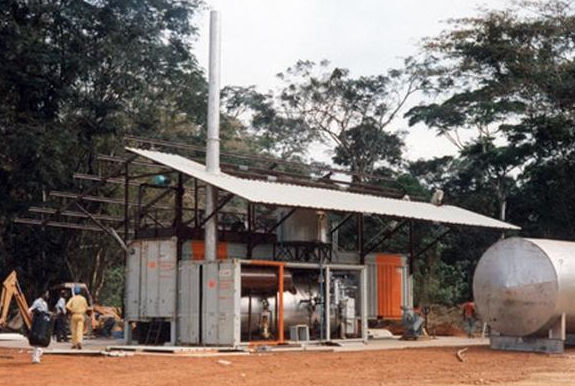 Palm oil extractor in Africa